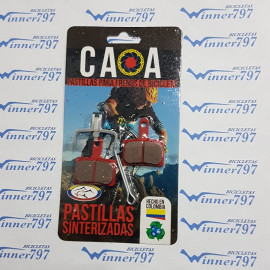 Pastillas F/Disco E-Bike Tipo Shimano Con Muelle Y Pin 901C