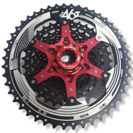 Pacha Sunrace Cassette Csnmx3 10Vel Negro/Rojo -11/46-